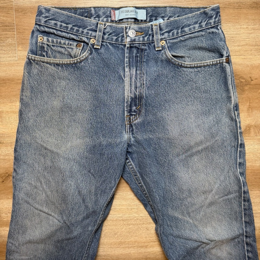 Vintage Levis 505 Jeans Men 31x30 Blue Regular Fit Autumn Wash Denim (Tag32x30)